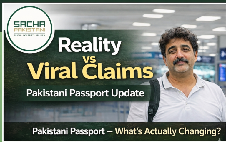 Pakistani Passport Shows Gradual Global Progress Amid Viral Claims of Preferential Treatment