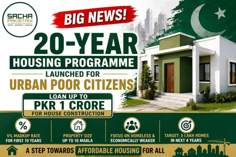 20-year housing programme launched for urban poor citizens