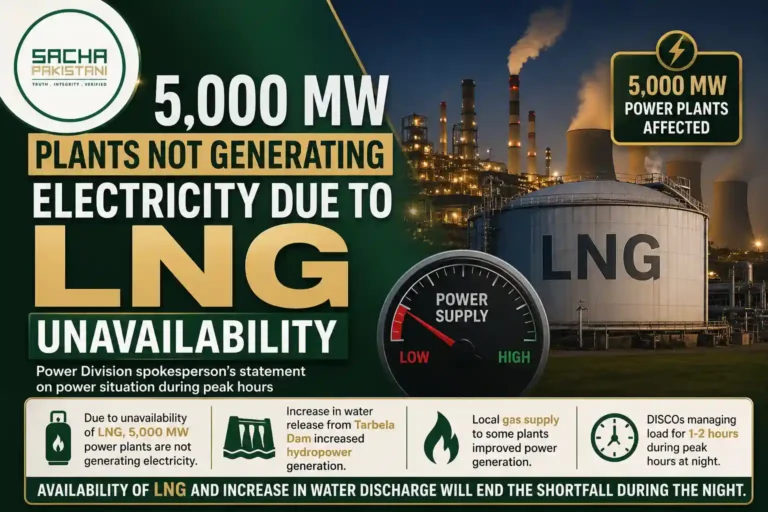 5,000 MW Plants Not Generating Electricity Due to LNG Shortage