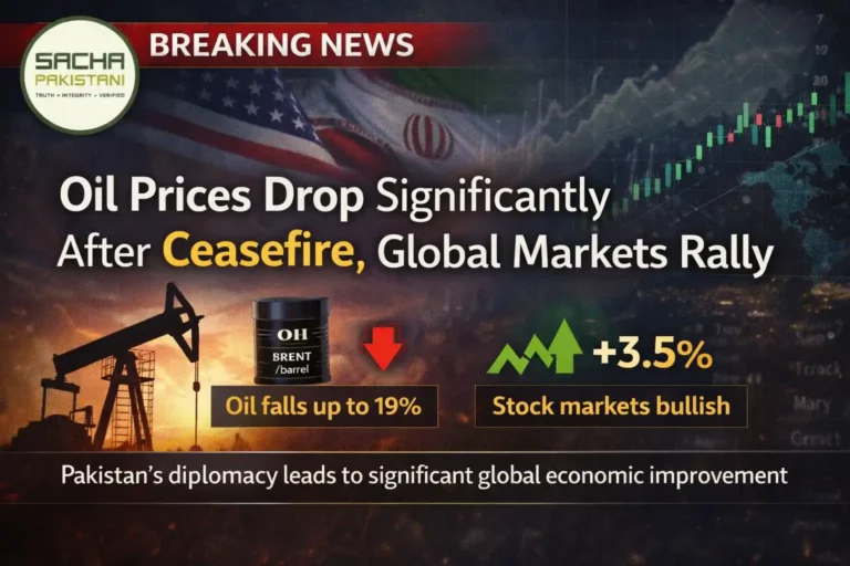 Oil prices drop significantly after ceasefire