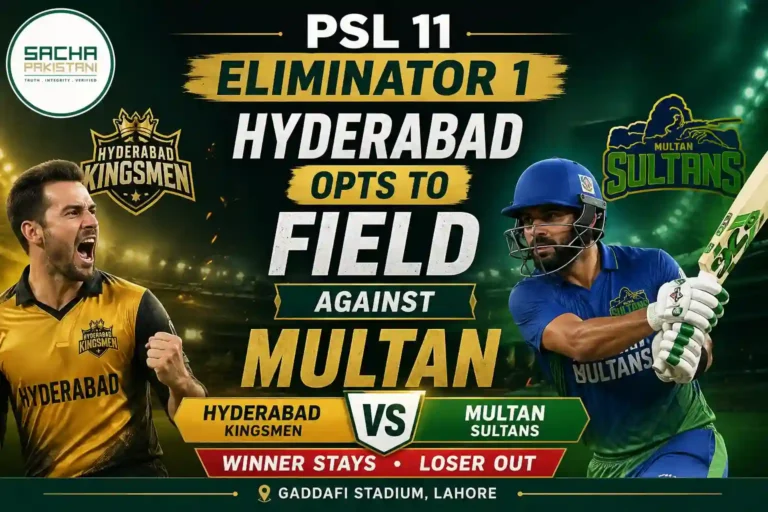 Hyderabad opts to field against Multan in PSL eliminator.