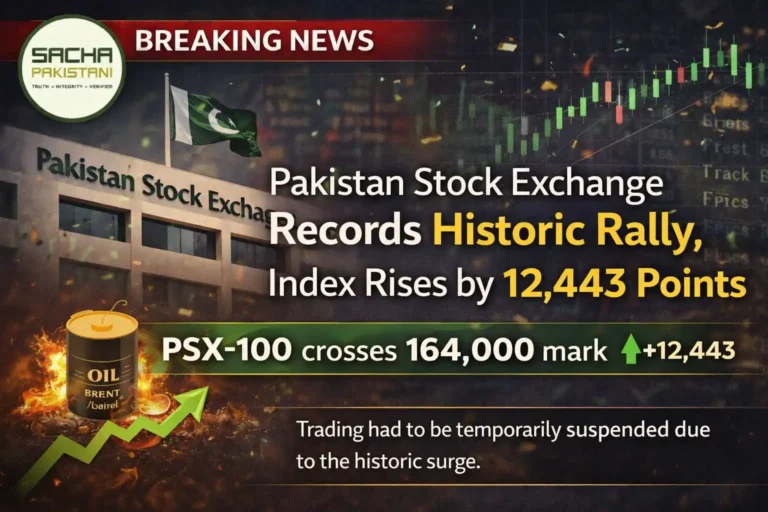 Pakistan Stock Exchange records historic rally
