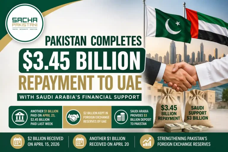 Pakistan completes $3.45 billion repayment to UAE