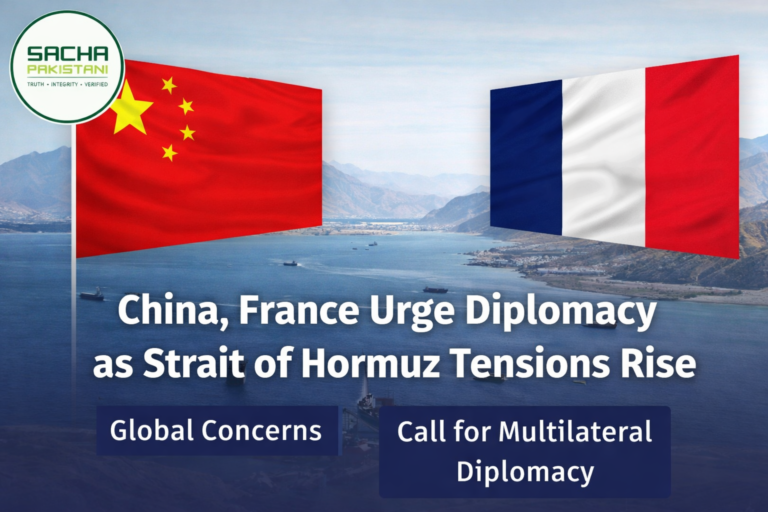 China, France urge diplomacy as Strait of Hormuz tensions rise