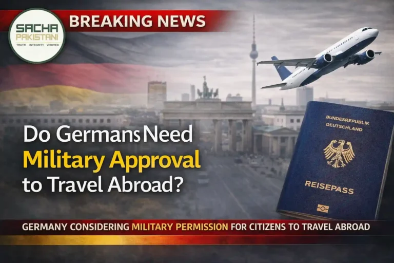 Why would German citizens need permission from the military to travel abroad
