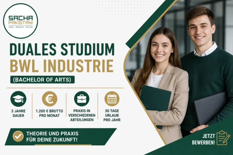 Duales Studium BWL Industrie (Bachelor of Arts)