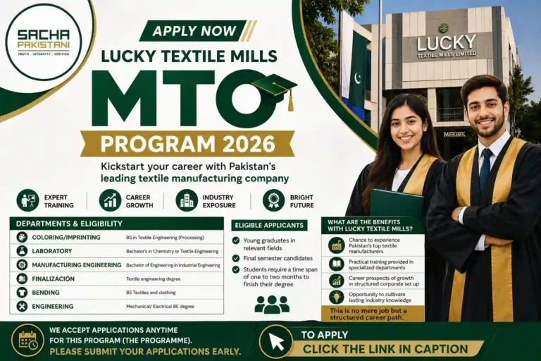 Lucky Textile Mills MTO Program 2026