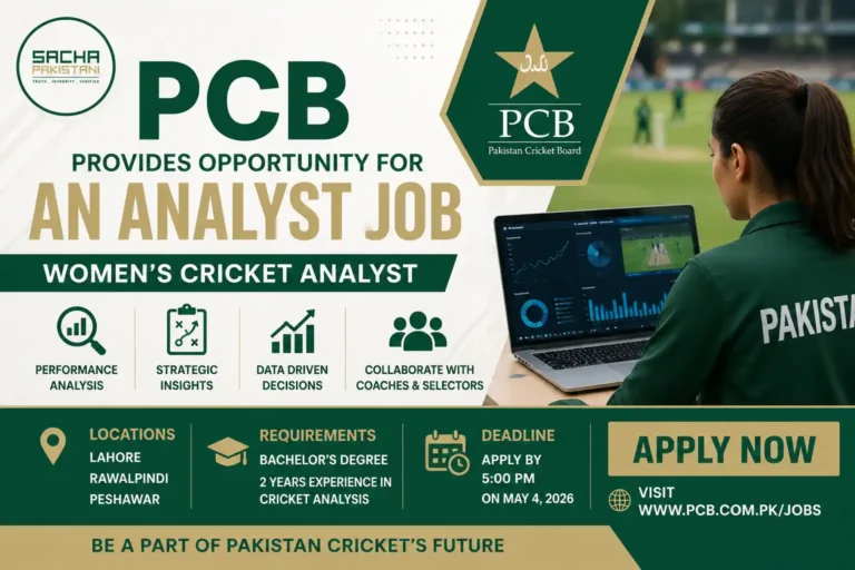 PCB Announces Cricket Analyst Job Opportunity
