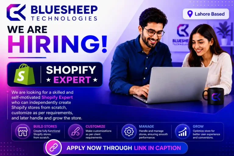 Need a Shopify Expert in Lahore
