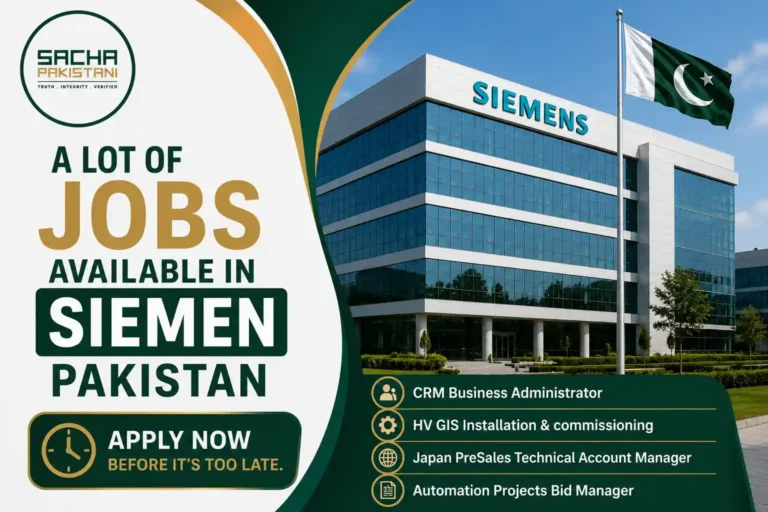 Siemens Jobs Pakistan 2026: Career Opportunities for Professionals and Graduates.