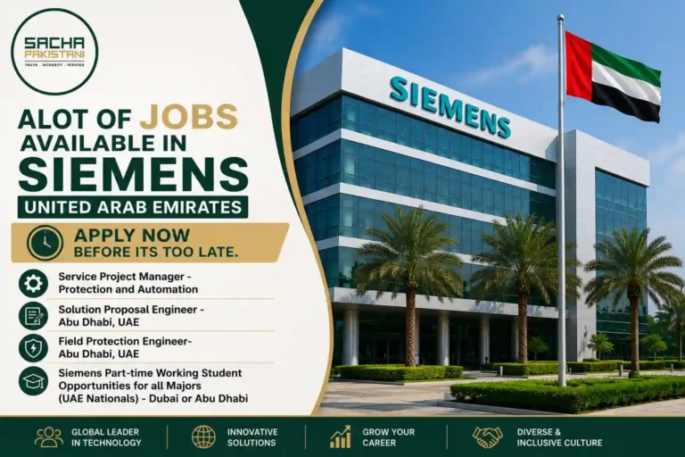 Career Opportunities In United Arab Emirates. Siemens Jobs UAE 2020.