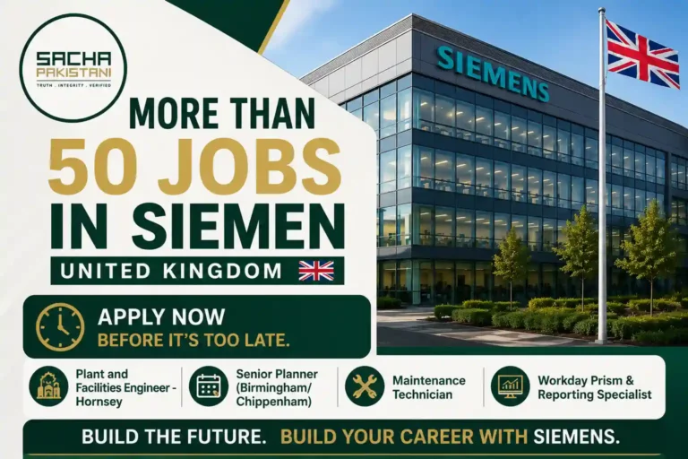 Jobs at Siemens United Kingdom 2026 Opens for More than 50 Posts.