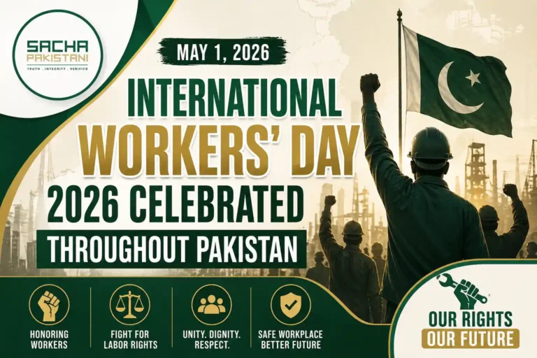 International Workers’ Day 2026 Celebrated Throughout Pakistan.